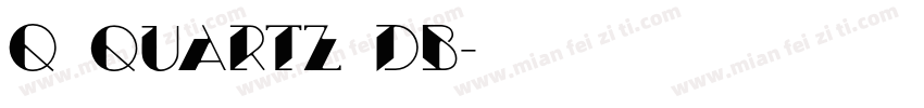Q quartz DB字体转换